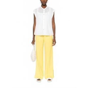 NEW FORTE FORTE essential voile sleeveless top in white